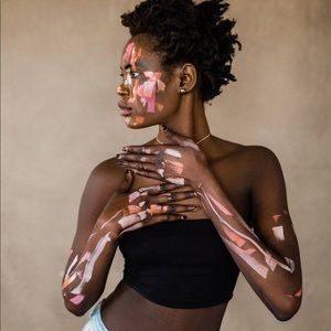 A black crop top